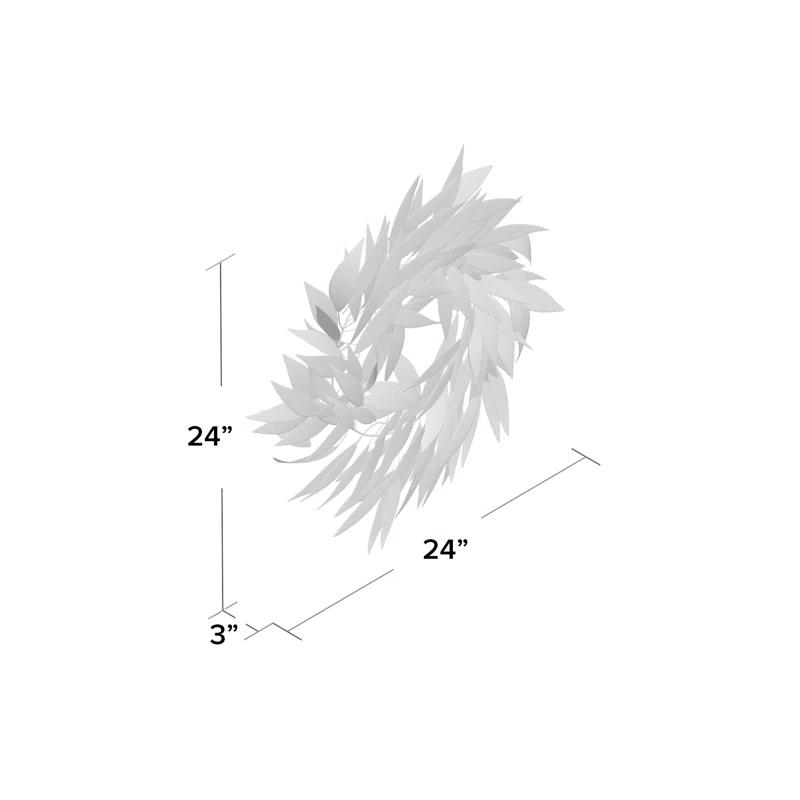 Primrue Muddy 24" Plastic Wreath & Reviews | Wayfair