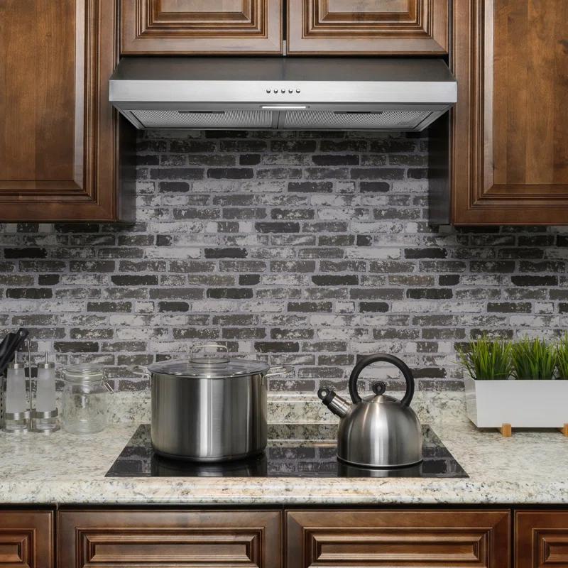 24" Convertible Under Cabinet Range Hood in Stainless Steel with Carbon Filters