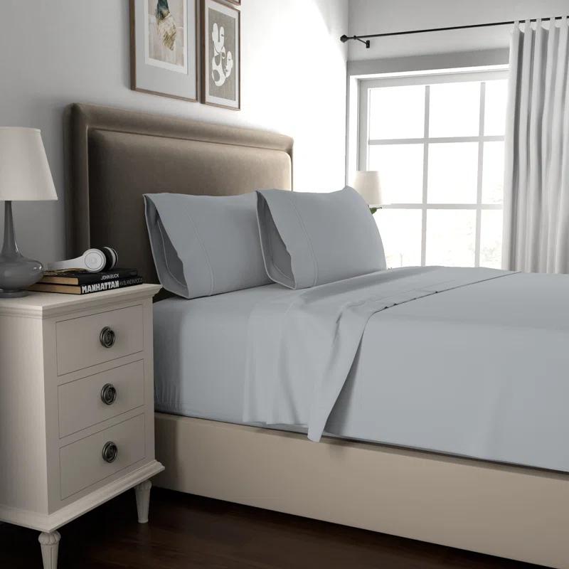 Color Sense Ultra-Soft & Silky 800TC Rich Cotton-Blend Wrinkle-Resistant Sheet Set
