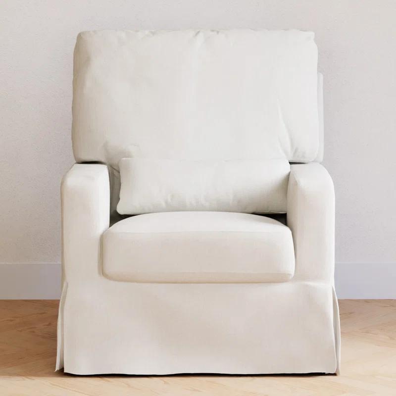 Crawford Upholstered Swivel Glider