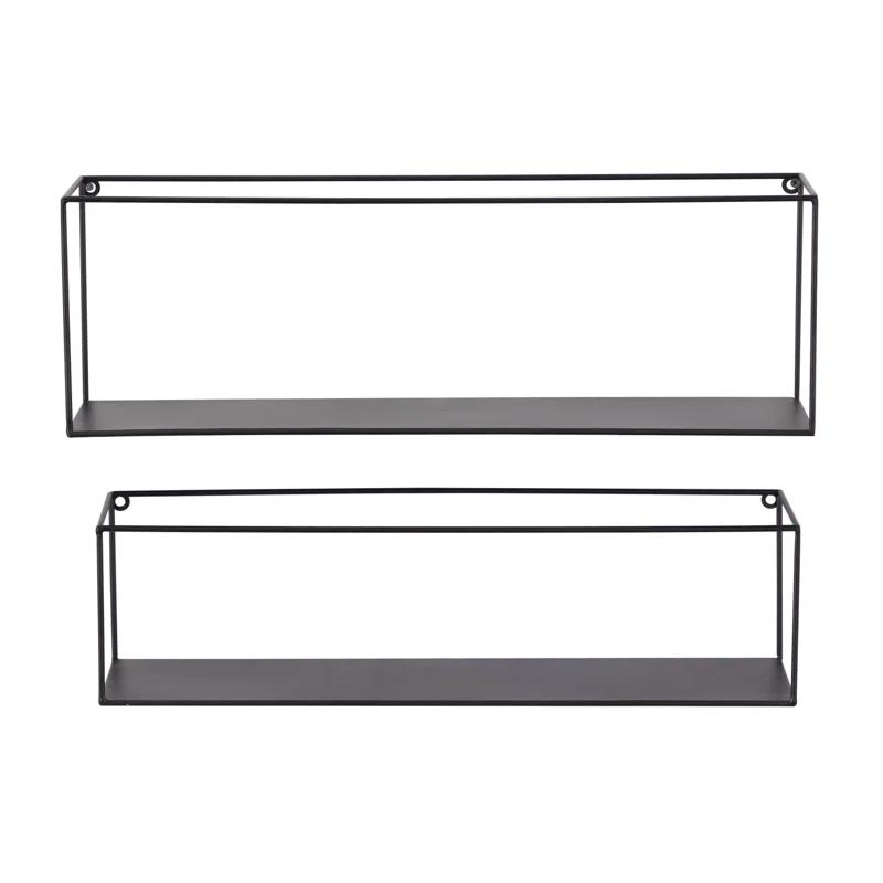 Corrigan Studio® Saliyah 2 Piece Metal Accent Shelf