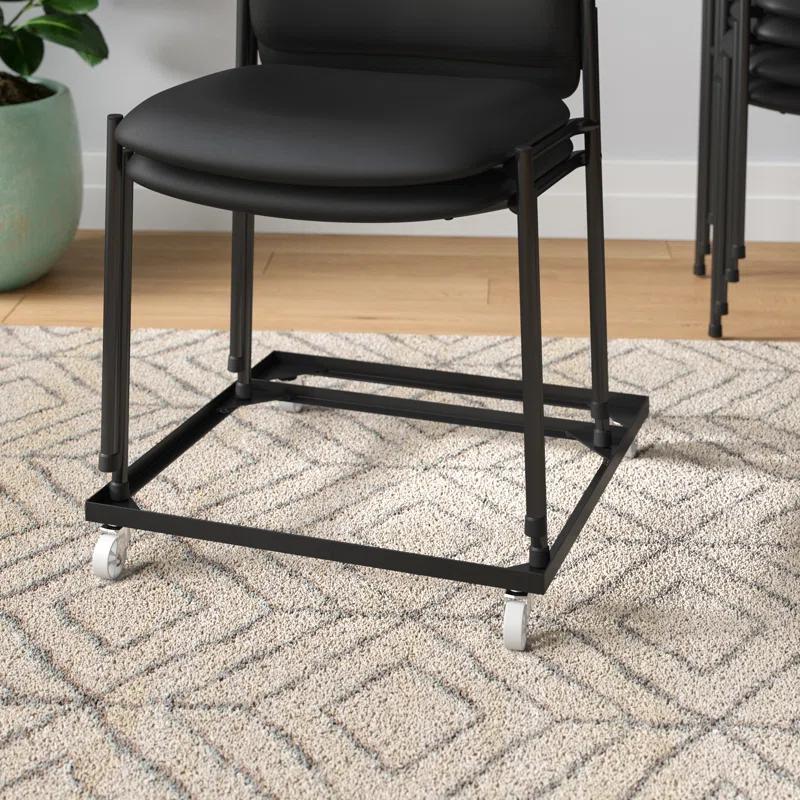 Flash Furniture Visage Steel Stack Chair and Church Chair Dolly - Material Handling Equipment