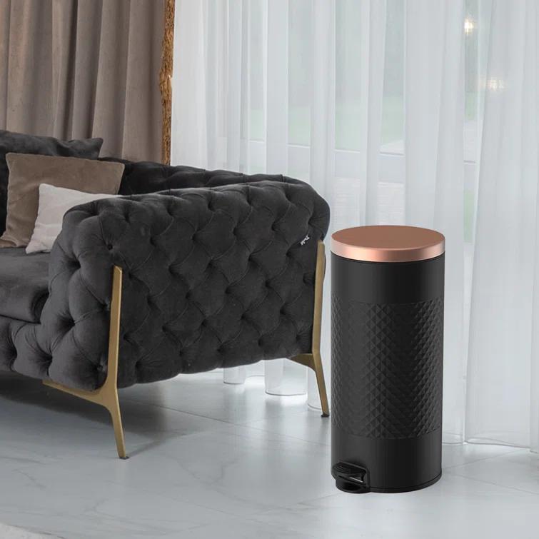 Innovaze Metal Step On Kitchen Trash Can - 8 Gallons