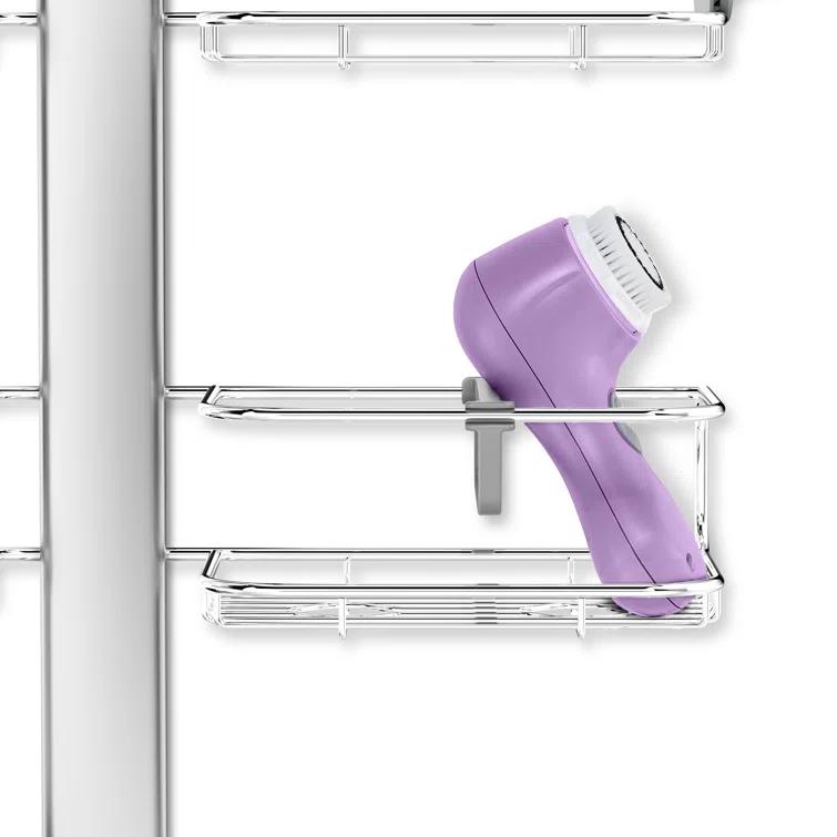 Simplehuman Adjustable Shower Caddy, Stainless Steel and Anodized Aluminum
