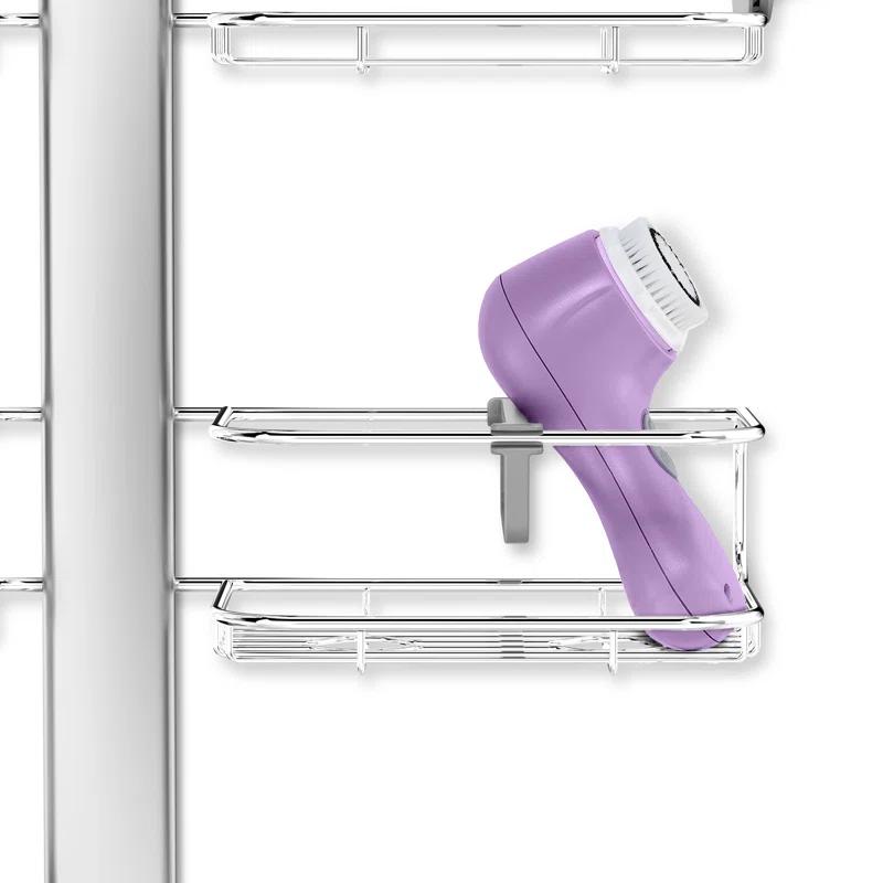 Simplehuman Adjustable Shower Caddy, Stainless Steel and Anodized Aluminum
