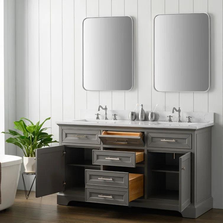 Sudio Design Thompson 60" W Double Vanity & Reviews | Perigold