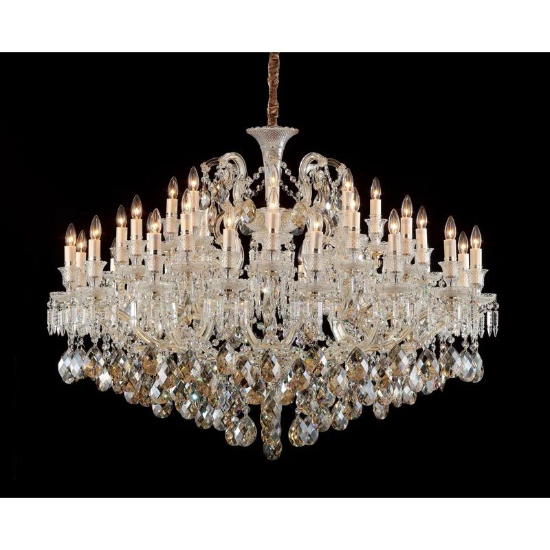 Michael Amini Chambord 37 - Light Crystal Dimmable Classic / Traditional Chandelier