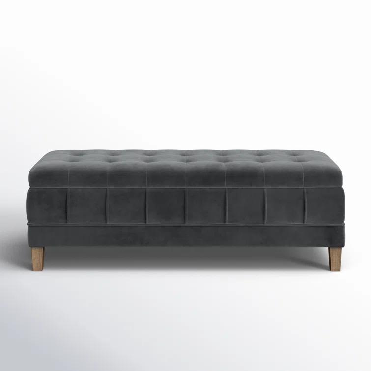 Kelly Clarkson Home Gloria Velvet Ottoman