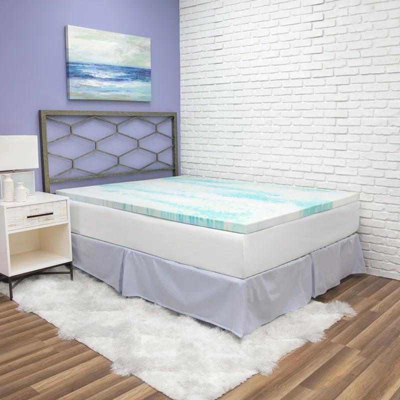 BioPEDIC 2'' Gel Memory Foam Mattress Topper
