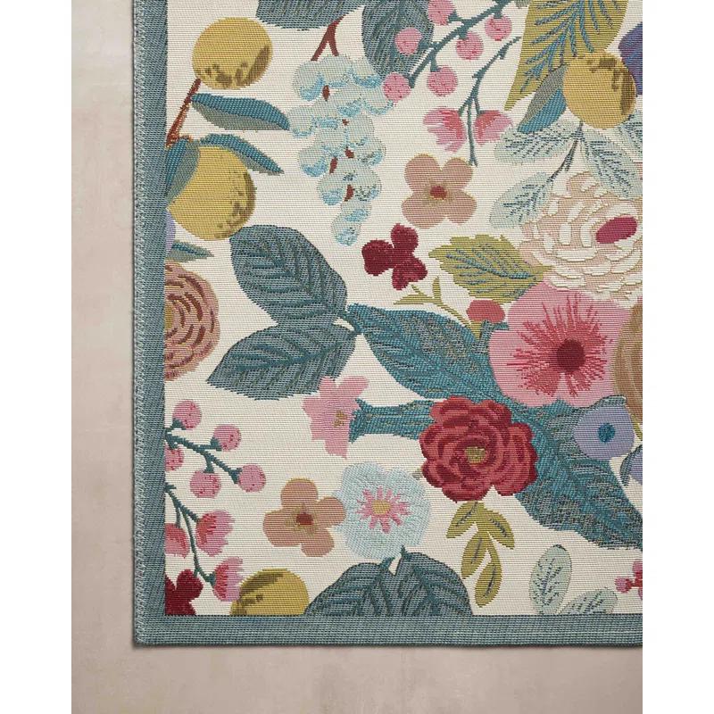 Rifle Paper Co. x Loloi Rifle Paper Co. x Loloi Perennial Rose / Multi Indoor / Outdoor Area Rug