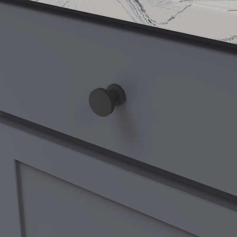 Belwith Keeler Urbane Collection Knob 1-1/4 Inch Diameter Satin Nickel Finish