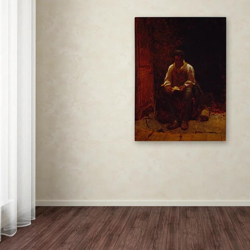 Trademark Fine Art " The Lord Is My Shepherd " by Eastman Johnson