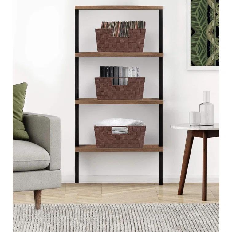 Sorbus Sorbus Stackable Wicker Tote Woven Basket with Handles 3 Pack