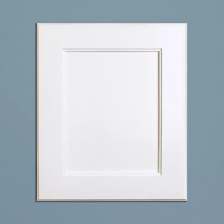 Fox Hollow Furnishings Recessed Framed 1 Door Medicine Cabinet with 2 Adjustable Shelves