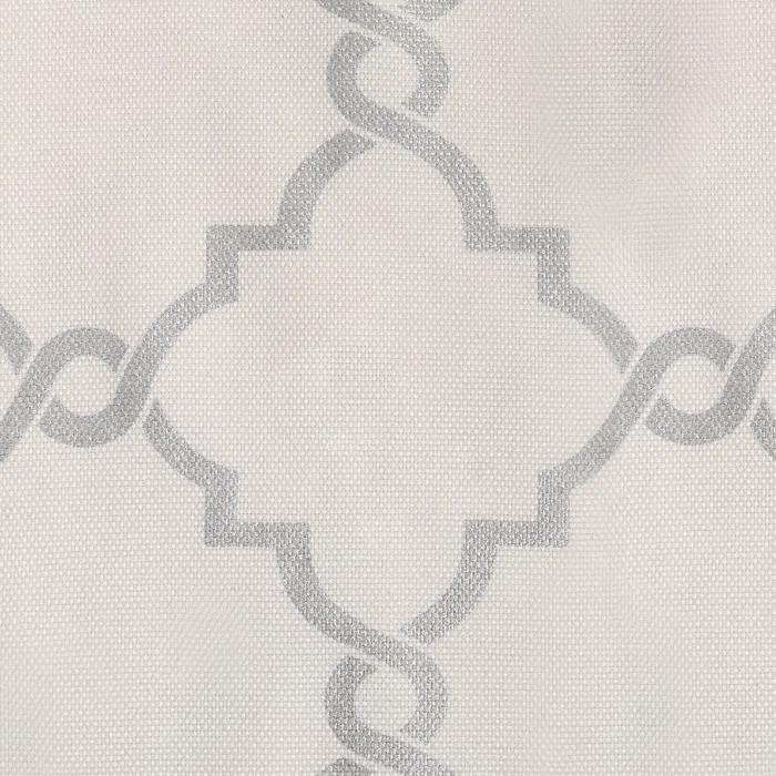 Madison Park Saratoga Fretwork Print Grommet Top Single Window Valance