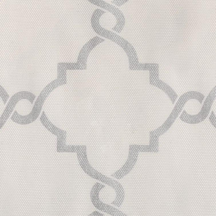Madison Park Saratoga Fretwork Print Grommet Top Single Window Valance