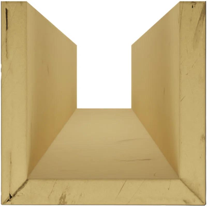 Ekena Millwork Pecky Cypress Endurathane Faux Wood 3-Sided Ceiling Beam (U-beam)