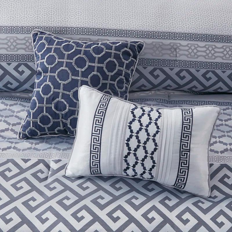 Madison Park Bennett 7 Piece Jacquard Comforter Set