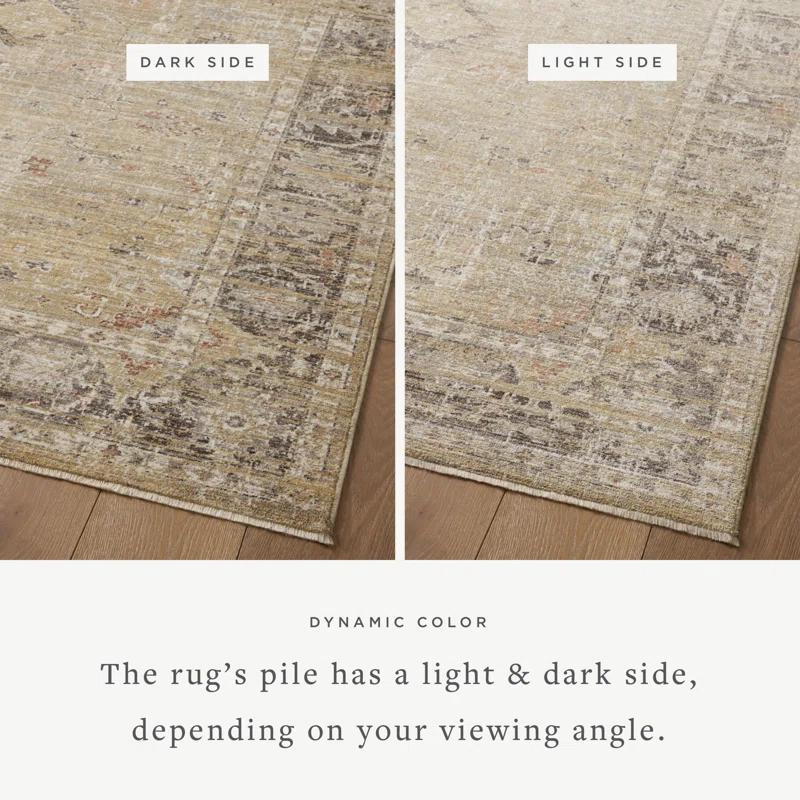 Magnolia Home by Joanna Gaines x Loloi Magnolia Home By Joanna Gaines X Loloi Millie Gold / Charcoal Area Rug