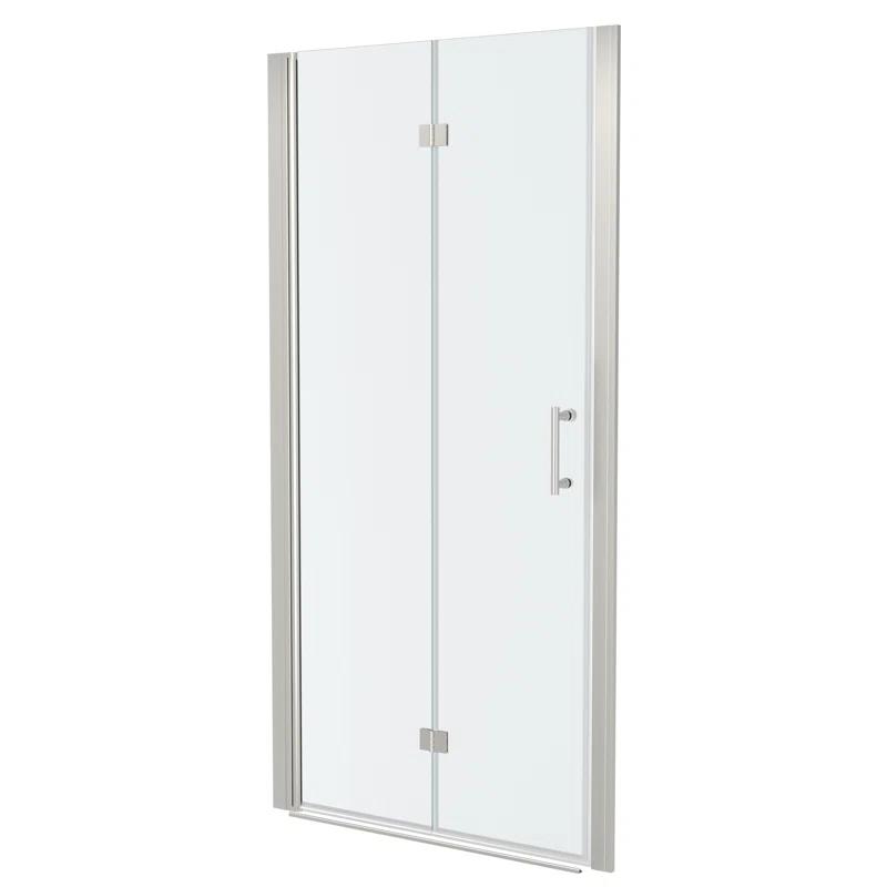 walterwork WYDHF170782Q 36"W x 72"H Folding Tempered Glass Shower Door