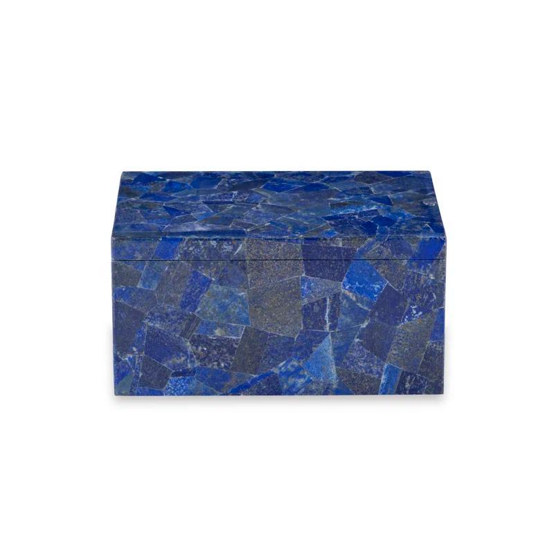 Maitland-Smith Handmade Lapis Lazuli Decorative Box