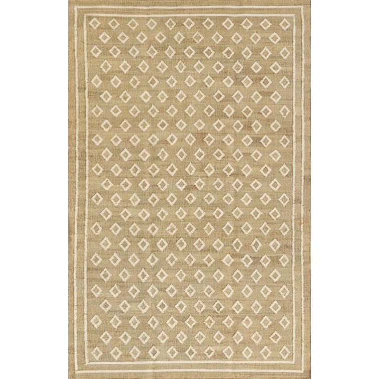 Erin Gates by Momeni Orchard Tiny Diamond Natural Hand Woven Wool and Jute Area Rug