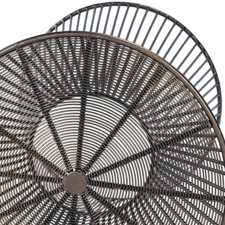 Alberte Iron End Table