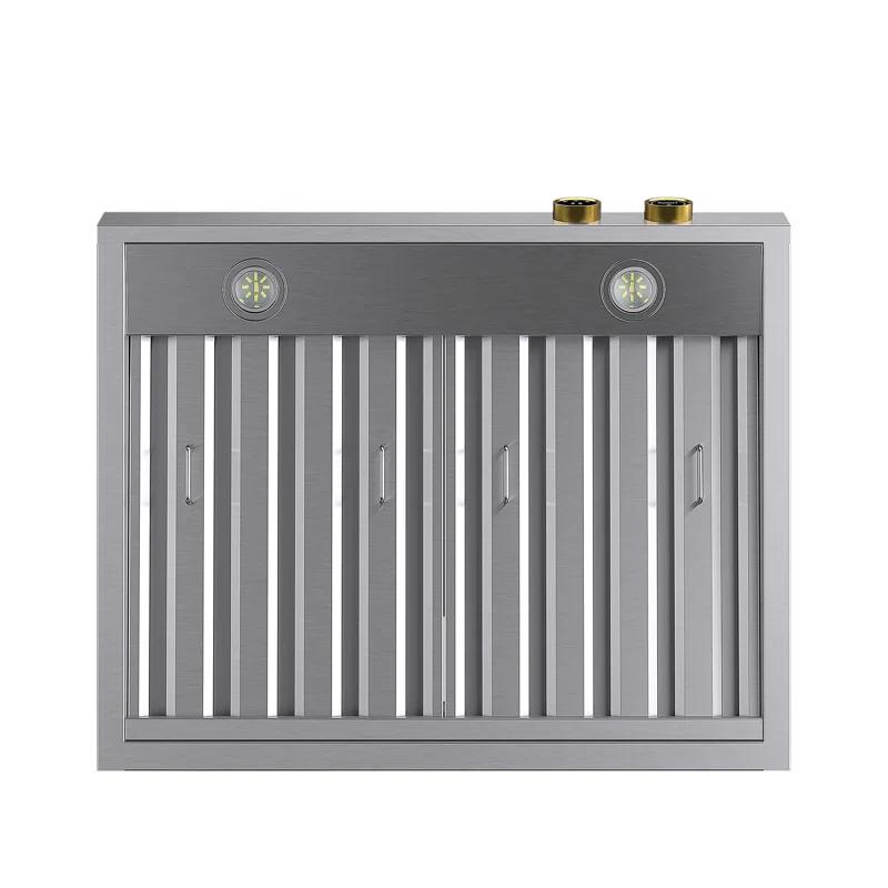 Kucht Kucht 30" Stainless Steel 900 CFM Ducted (Vented) Wall Mounted Required Range Hood with Baffle Filter