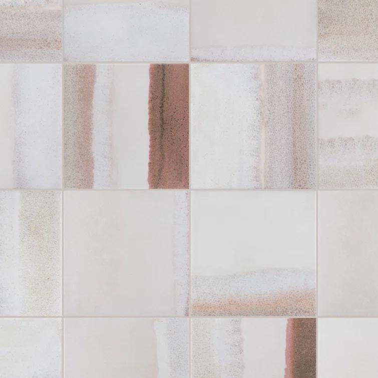 Matter Canvas 6" x 6" Porcelain Stone Look Floor and Wall Tile