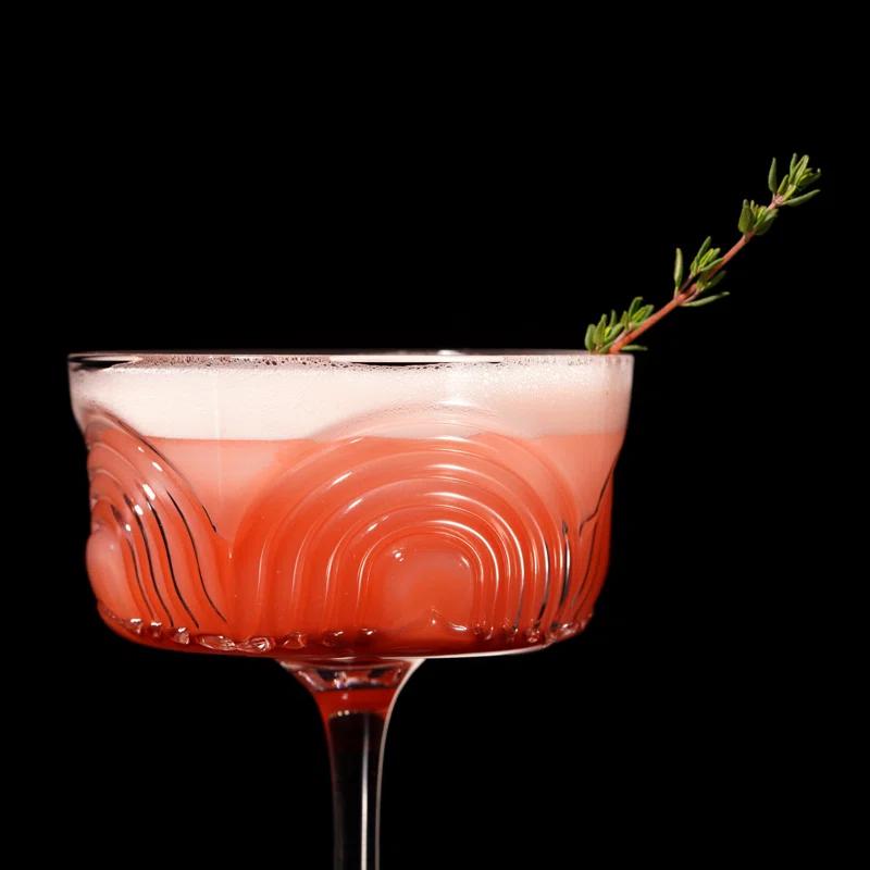 Viski Beau Crystal Cocktail Coupes (Set of 2)