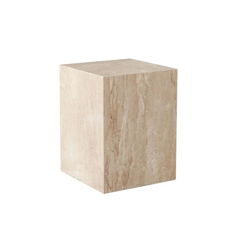 Diamond Sofa Ark End Table Collection Marble Top End Table