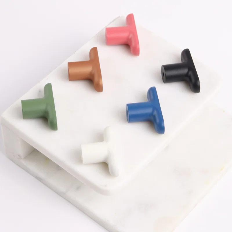 ROUS Aluminum Cabinet T Bar Drawer Knobs, Matte Finish Drawer Pulls, 1-Count