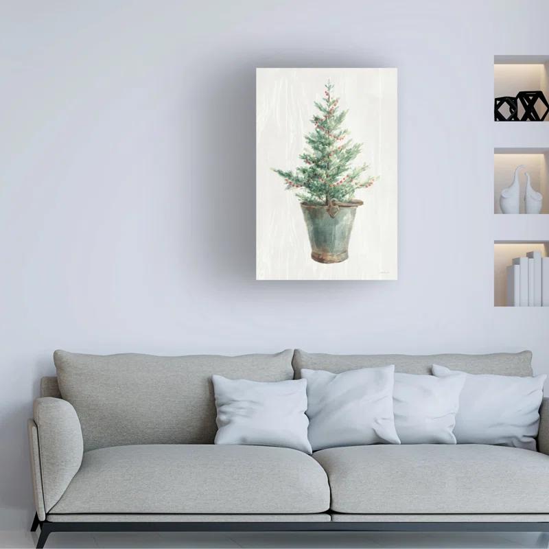 The Holiday Aisle® " White And Bright Christmas Tree I " by Danhui Nai