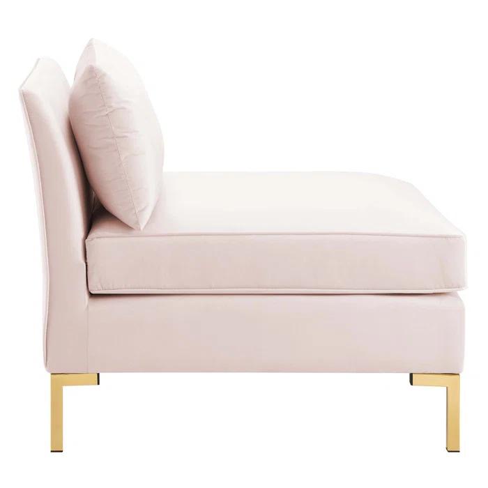 Modway Ardent Performance Velvet Armless Chair