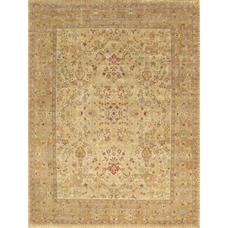 Pasargad Home Baku Collection Hand-Knotted Wool Area Rug  9' 0" X 17' 11"