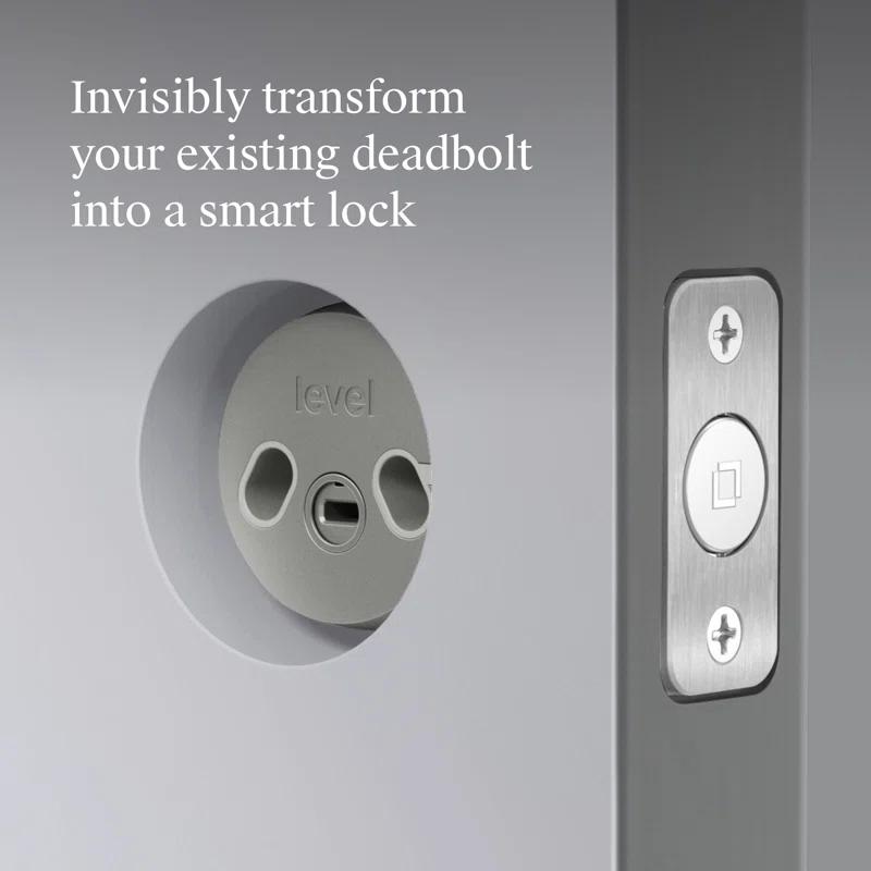 Level Level Bolt Connect Wi-Fi and Bluetooth Retrofit Smart Deadbolt with App, and Voice Assistant Access