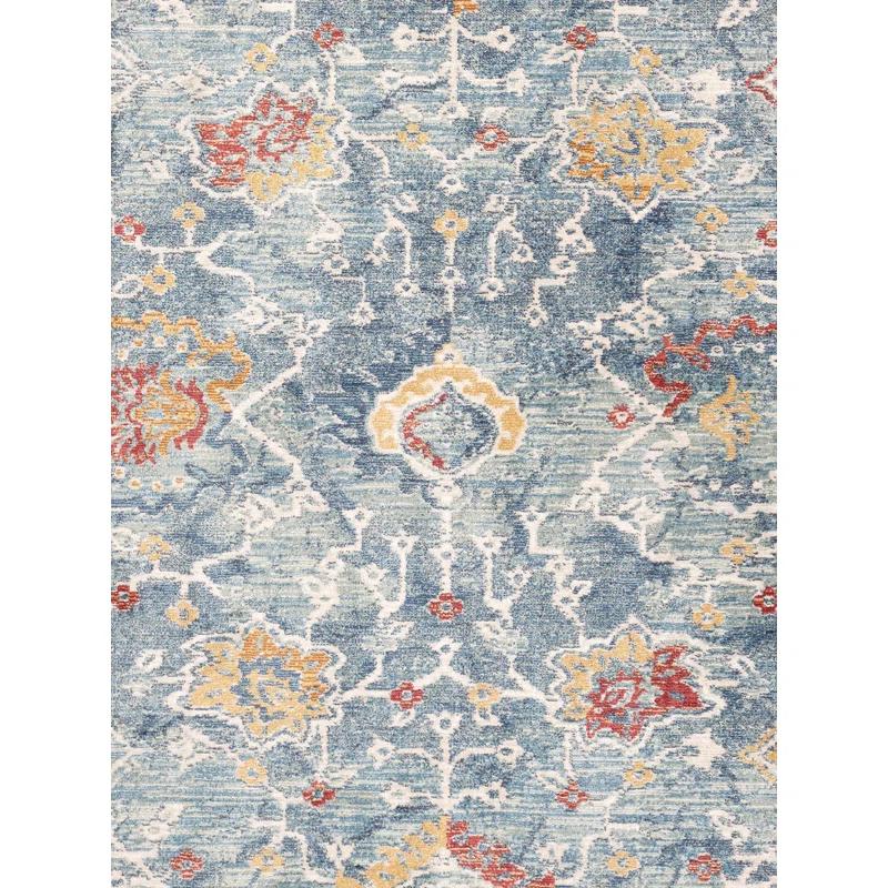 Pasargad Heritage Oriental Light Blue Area Rug