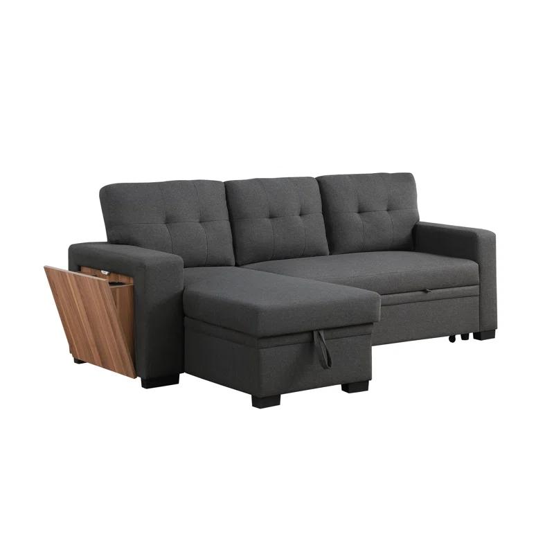 DEVION Furniture 3 - Piece Upholstered Sectional