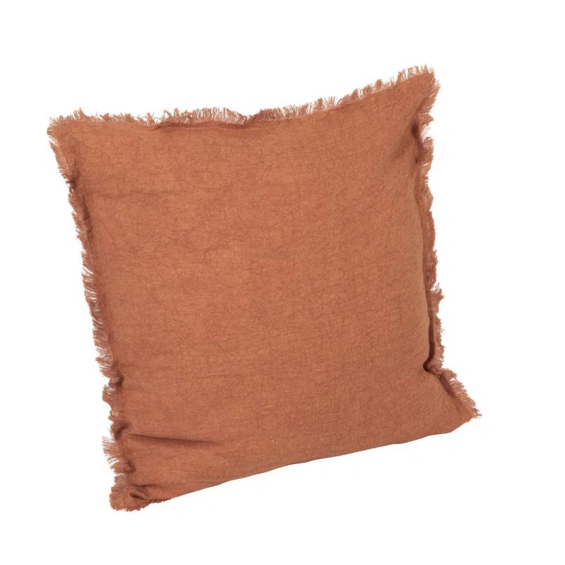 Julianne Linen Throw Square Pillow Cover & Insert