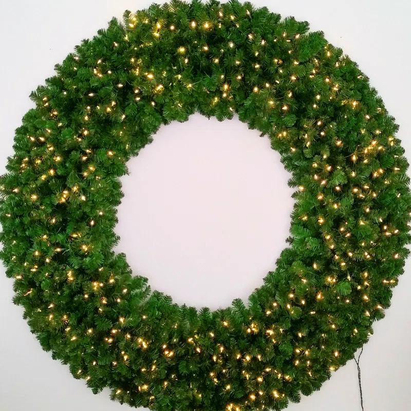 ACWreaths Christmas 72" LED Lighted PVC Wreath