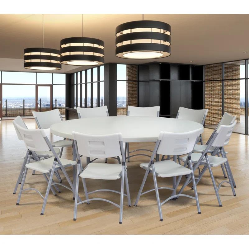 National Public Seating 60'' Circular Portable Banquet Table