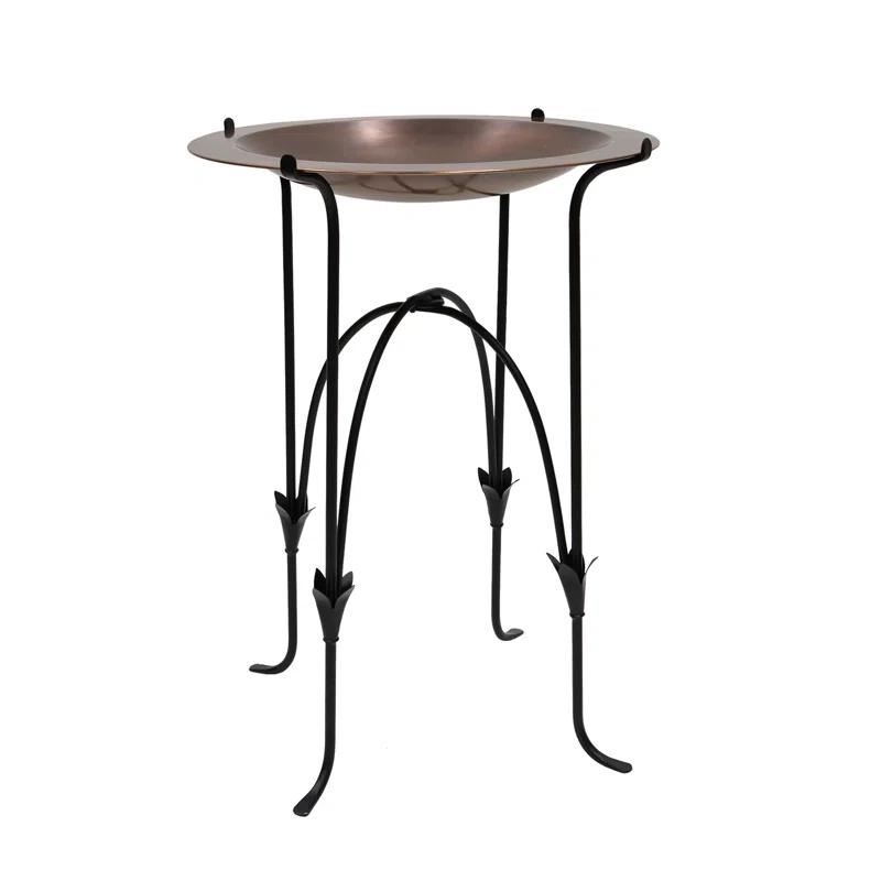 ACHLA 24" Classic Copper Birdbath with Phoebe Stand | Wayfair