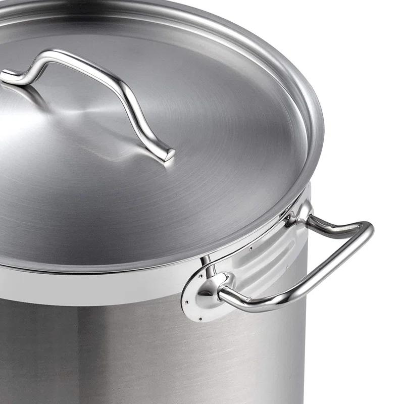 Cooks Standard Cooks Standard Professional Stainless Steel Stock Pot with Lid, Silver