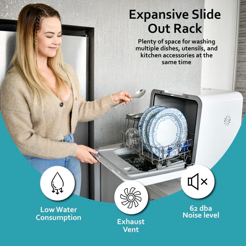 Hamilton Beach Countertop Dishwasher with Viewing Window