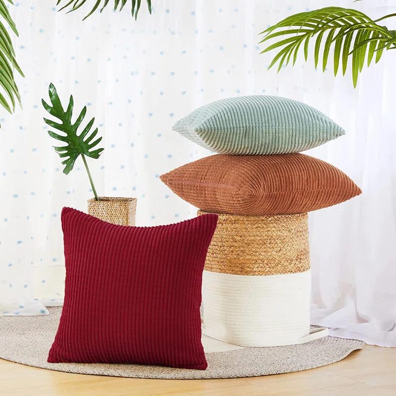 Deconovo Deconov Square Pillow Cover (Set of 2)