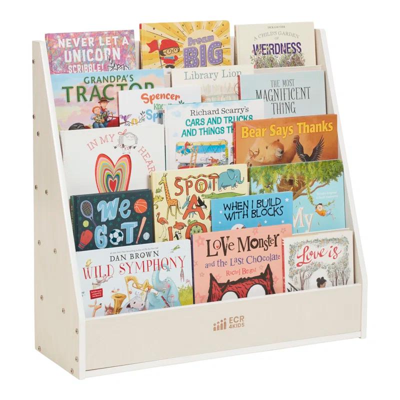 ECR4Kids ECR4Kids Streamline Single-Sided Book Display with Storage