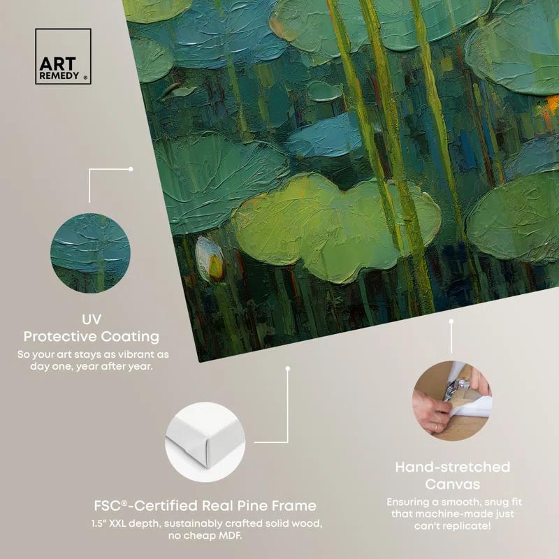 Art Remedy Art Remedy This Is My Waterlily Framed Impressionism 53041