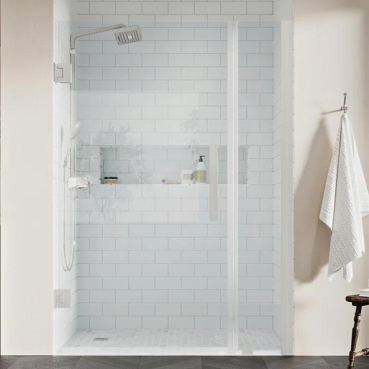 Ove Decors Endless Tampa-Pro 31" W x 72" H Alcove Frameless Shower Kit, Door, Panel TP0110200