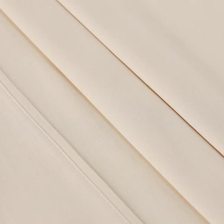 Superior Egyptian Cotton 300 Thread Count Solid Deep Pocket Bed Sheet Set