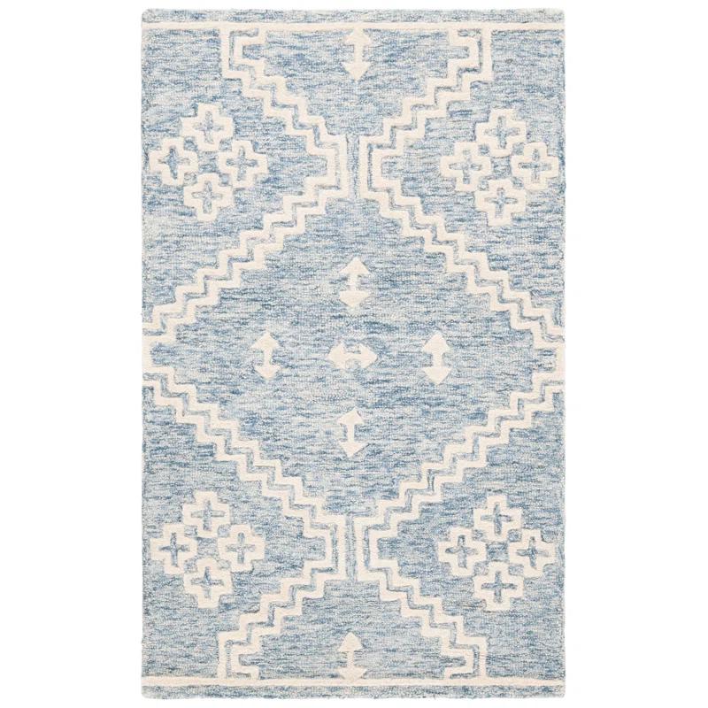 Union Rustic Abbey-Louise Hand Tufted Wool Southwestern Rug